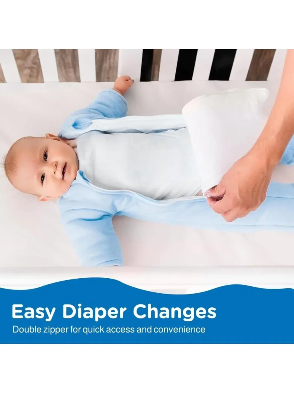 Cozy Magic Sleepsuit for Baby Girls, Size Large (18-21 lbs), Sleep Safety